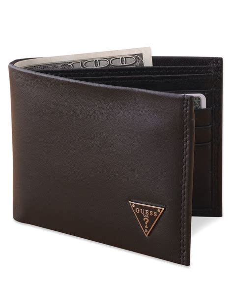 guess wallet rfid protection|Guess Men's Black Leather Bifold RFID Protection Wallet With .